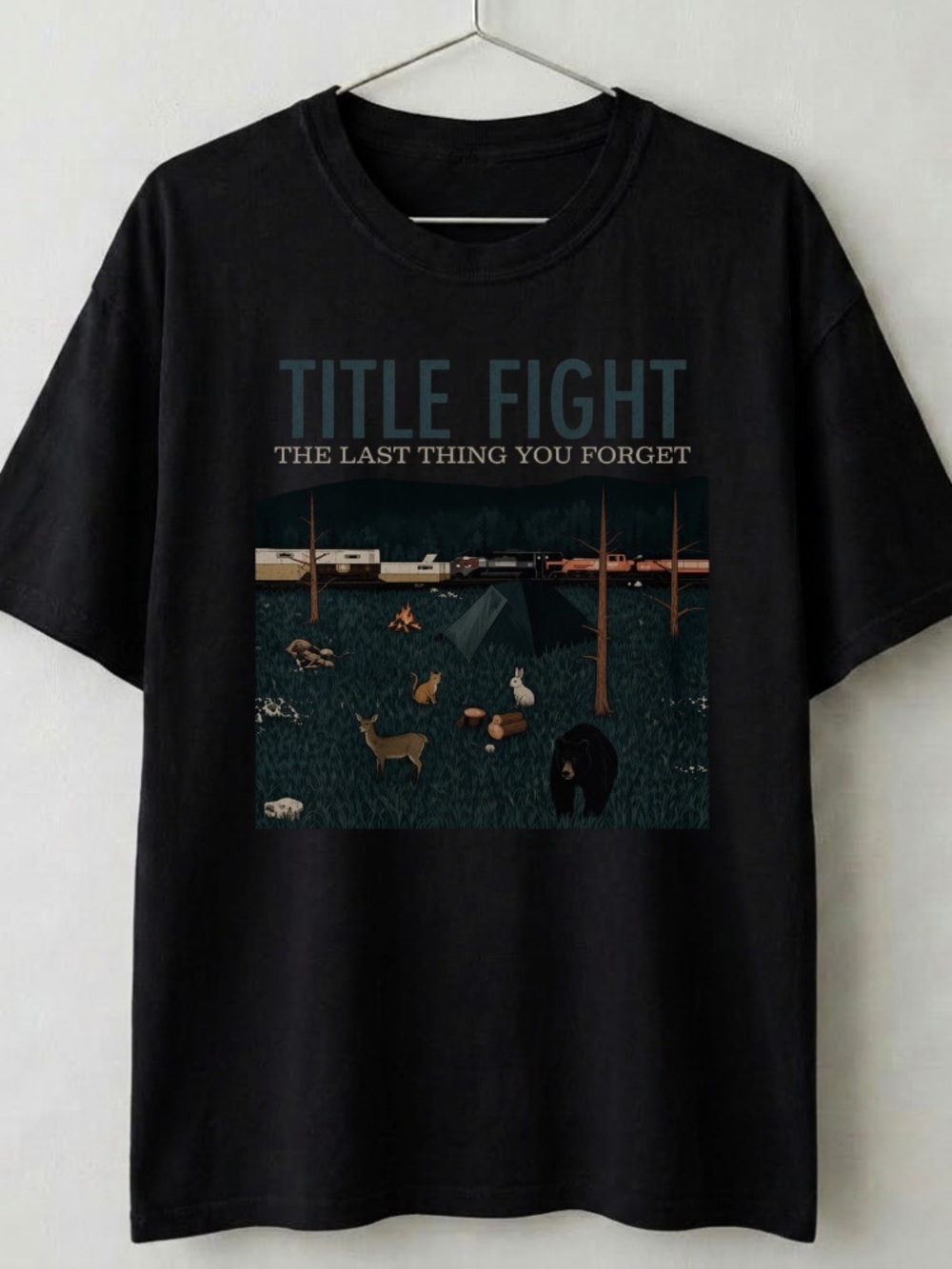 Title Fight 'The Last Thing You Forget' Album Retro Band Graphic Tee - Gildan